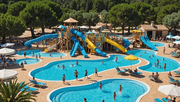 Camping avec parc aquatique en provence-alpes-côte d'azur