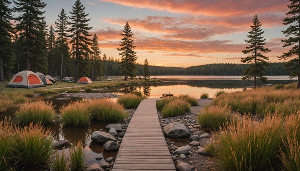 Les campings incontournables au bord du lac